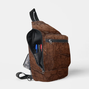 Leather-look Sling Bag