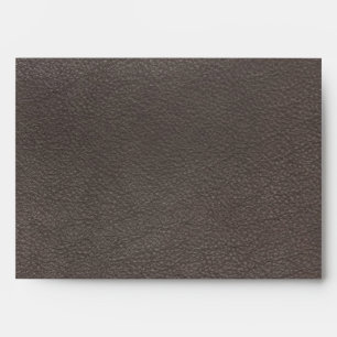 Leather-look texture envelope