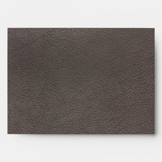 Leather-look texture envelope (Front)
