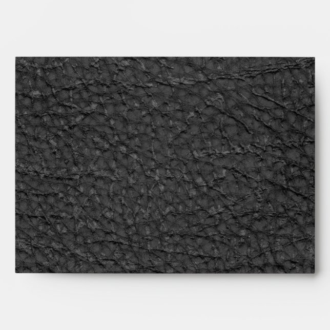 Leather-look texture envelope (Front)