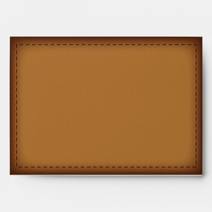 Leather look texture envelopes