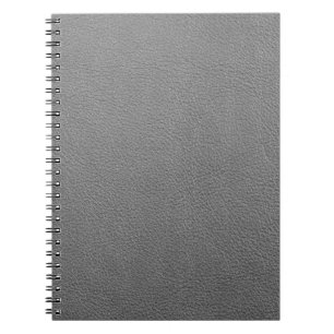 Leather-look texture notebook