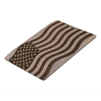 Leather-Look USA Flag Soft iPad Pro Cover