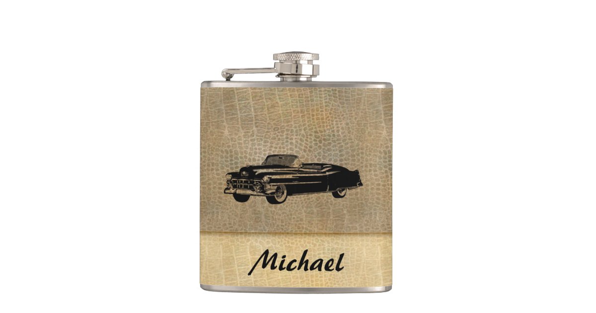Personalised 6oz Hip Flask Nissan 350z Design Personalised 6oz Hip Flask Nissan 350z Design