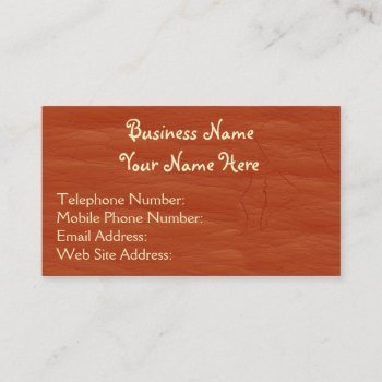 Leather-look Western Style 5 Business Cards by RavenSpiritPrints at Zazzle