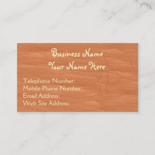 Leather-look Western style 6 Business Cards