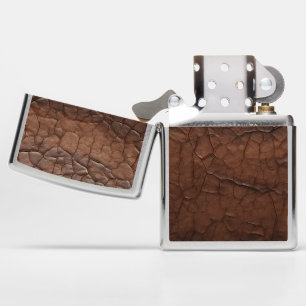 Leather-look Zippo Lighter