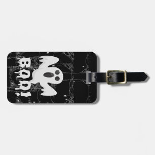 Leather luggage strap tag