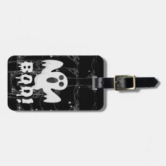 Leather luggage strap tag