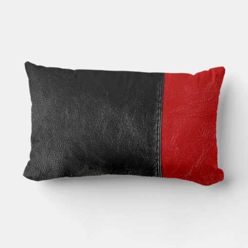 Leather Lumbar Pillow Zazzle