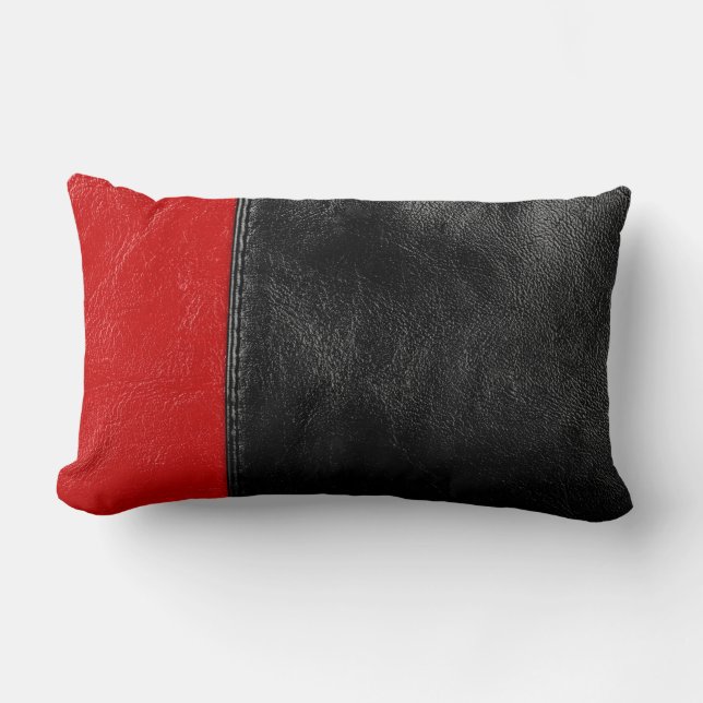 Leather Lumbar Pillow (Front)