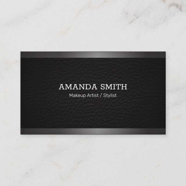 Leather | Lux Trim | Executive Business Card (Front)
