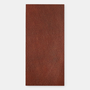 Leather Magnetic Notepad 4.25" X 9"