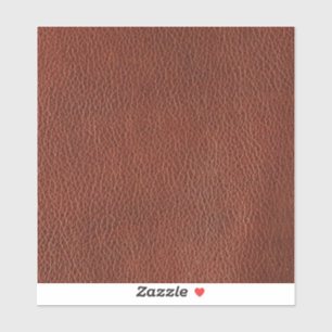 Leather Medium 6" x 6" Sticker