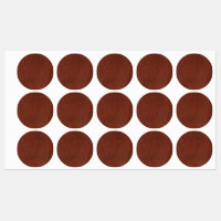 Leather Medium Circle Waterproof Label (1.5")