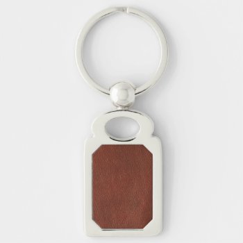 Leather Metal Keychain by Black_Butterfly_ at Zazzle