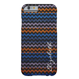 Leather Multicolor Chevron Stripes Pattern #6 Barely There iPhone 6 Case