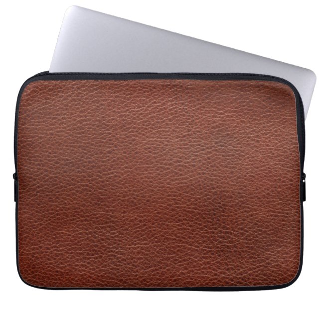 Leather Neoprene Laptop Sleeve 13 inch (Front)