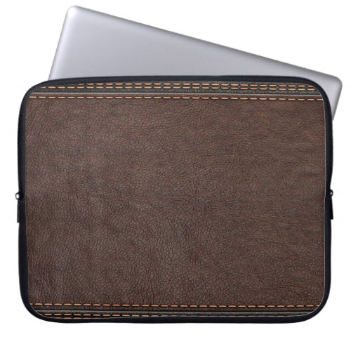 Leather Neoprene Laptop Sleeve 15 inch
