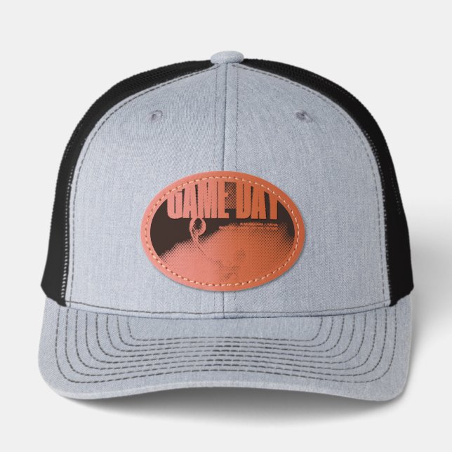 Leather Patch cap (Front)
