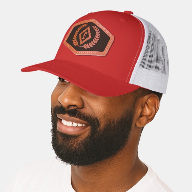 Leather Patch Cap (Male)