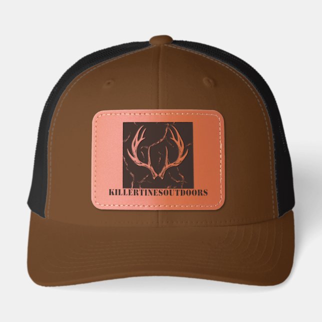 Leather Patch Hat (Front)
