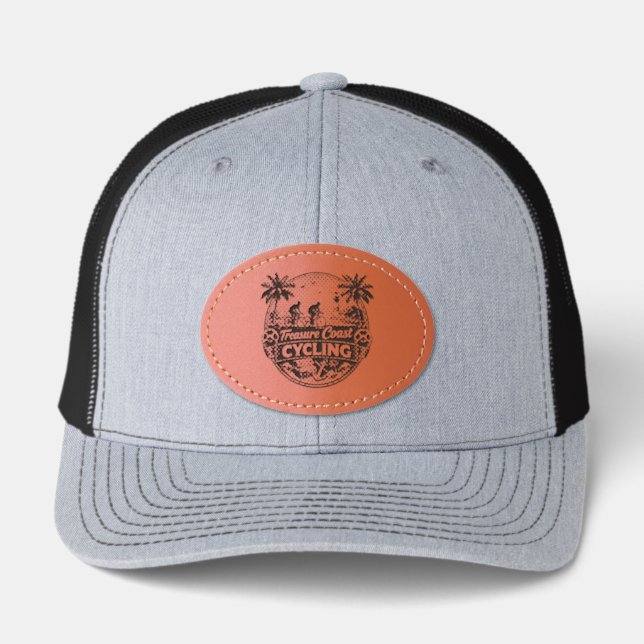 Leather Patch Hat  (Front)