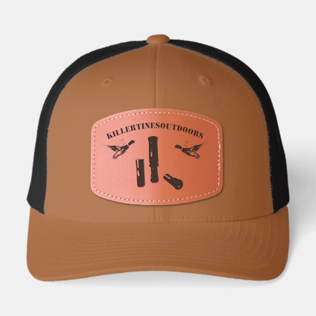 Leather Patch Hat (Front)