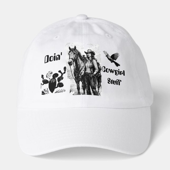 Leather Patch Hat (Front)