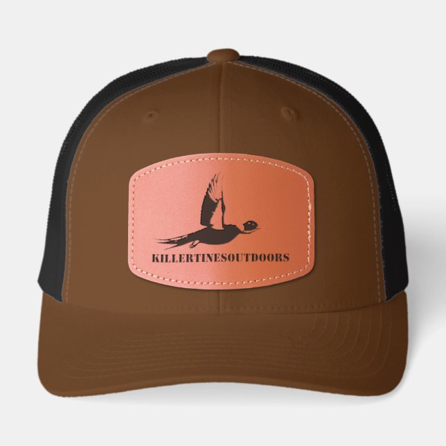 Leather Patch Hat (Front)