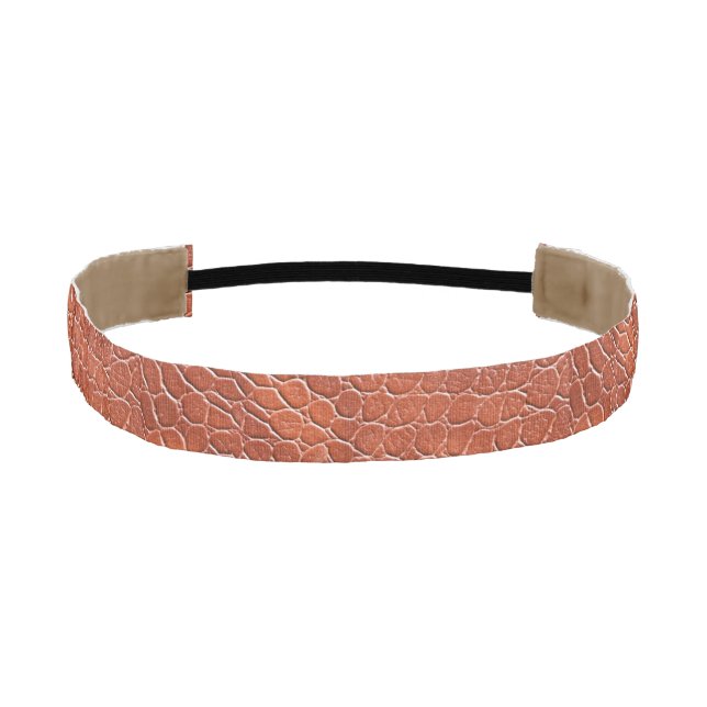 Leather Pattern Athletic Headband (Front)