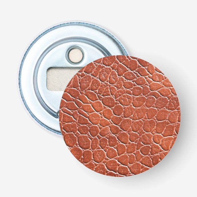 Leather Pattern Bottle Opener (Front)