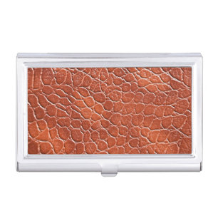 Leather Pattern Business Card Holder