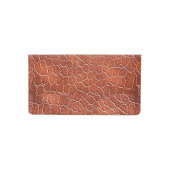Leather Pattern Checkbook Cover (Front)