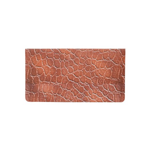Leather Pattern Checkbook Cover (Front)