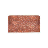 Leather Pattern Checkbook Cover (Back)