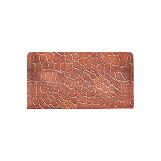 Leather Pattern Checkbook Cover (Back)