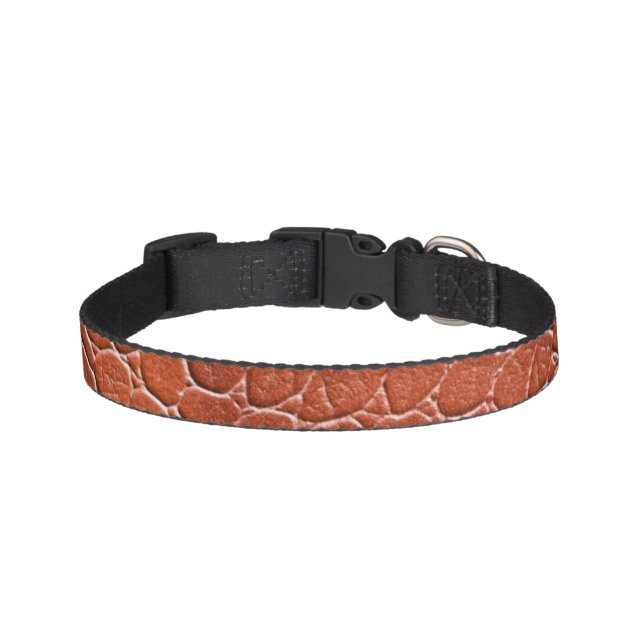 Leather Pattern Pet Collar (Front)