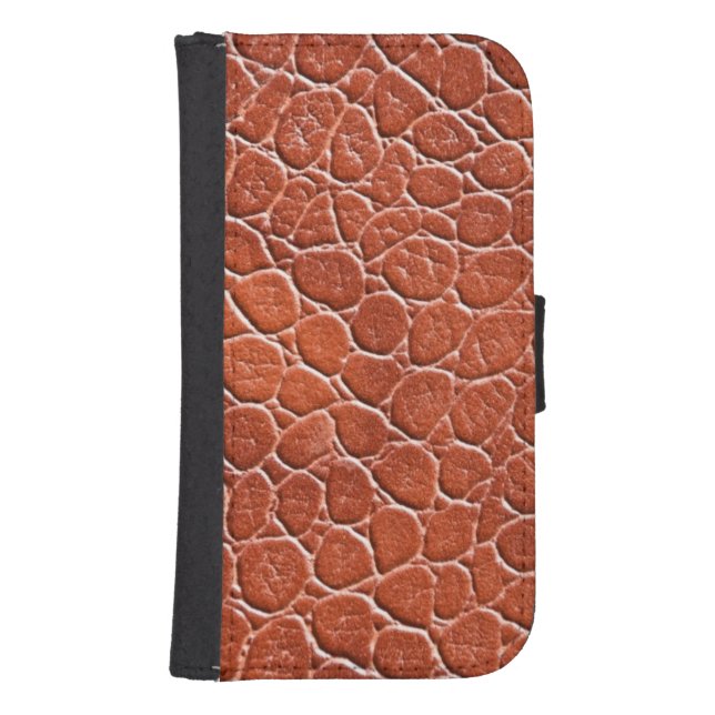 Leather Pattern Samsung Galaxy Wallet Case (Front)