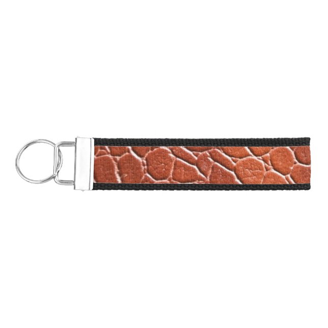 Leather Pattern Wrist Keychain (Keys on Left)