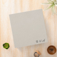 Leather Personalized Photo Albums 3 Ring Binder