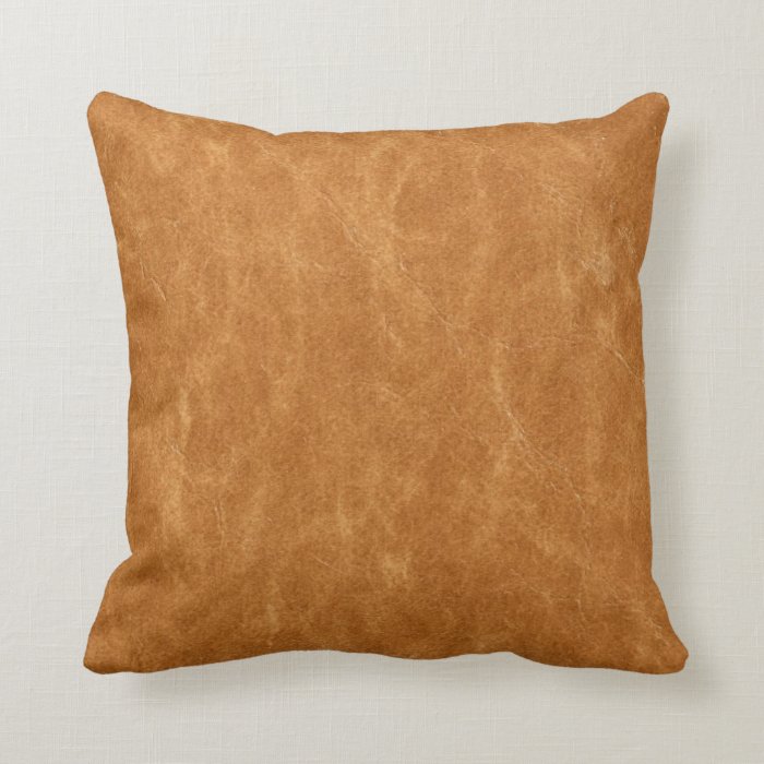 Leather Photograph Background Throw Pillow