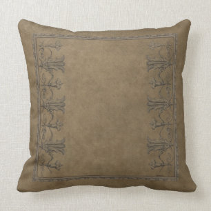 Leather Pillows-Throw Pillows-Cotton-Square Throw Pillow