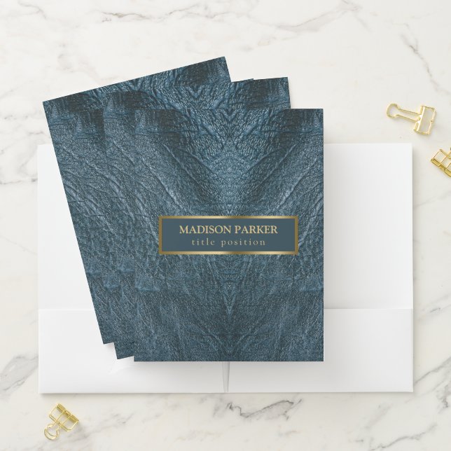 Leather  pocket folder (In Situ)