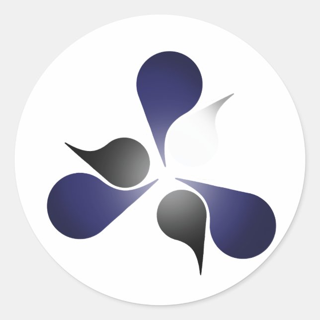 LEATHER PRIDE BURST CLASSIC ROUND STICKER (Front)