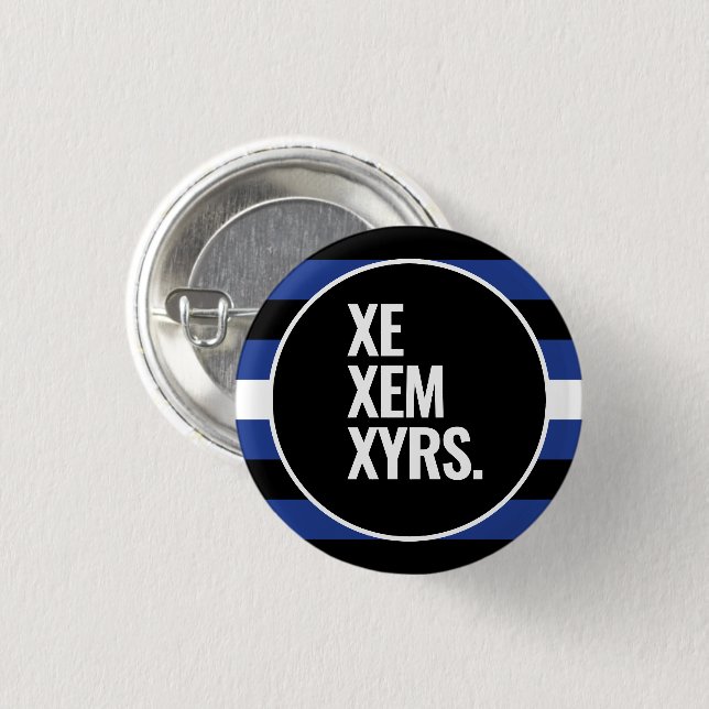 Leather Pride Button (Front & Back)