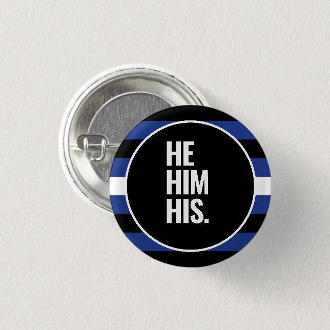 Leather Pride Button (Front & Back)