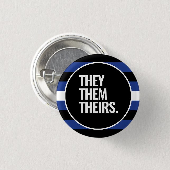Leather Pride Button (Front & Back)
