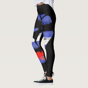 Leather Pride Fist Leggings