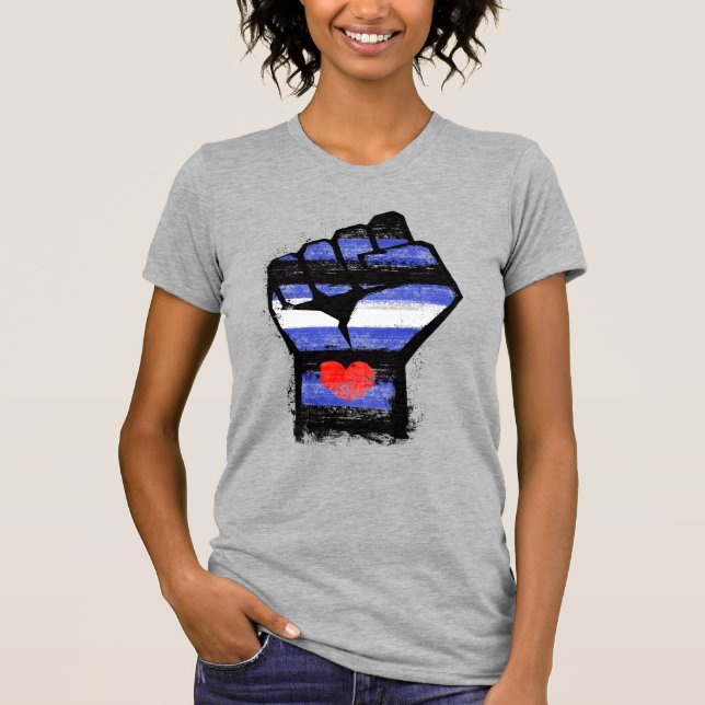 Leather Pride Fist T-Shirt (Front)